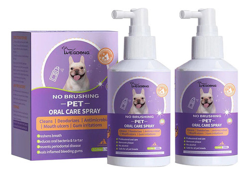 Spray Oral Eliminador De Sarro Para Perros Y Gatos, Para Per