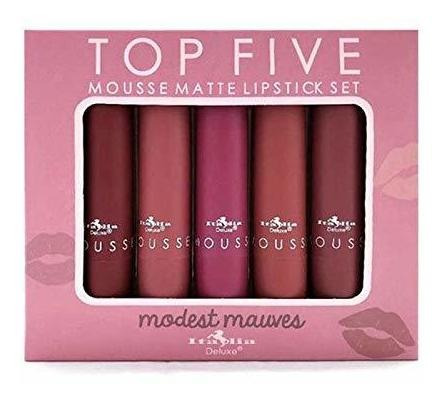 Lápices Labiales - Italia Deluxe Top Five Mousse Matte Lipst