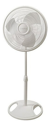 Ventilador De Pie Oscilante  -16, 3 Velocidades, Blanco.