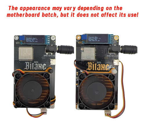 Bitaxe Gamma 601 Miner Bm1370 Asic Chip Bitcoin De 1,2 Th/s