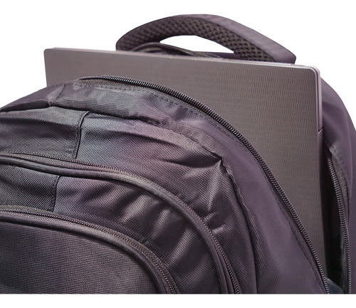 Imagen 4 de 8 de Mochila Business Con Usb Urbana Original Reforzada Deportes