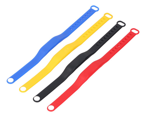 Pulsera De Silicona Para Piscina, 4 Piezas, Nfc, Resistente