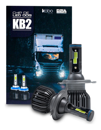 Kit Foco Led Kb2 Chip Dob 42w 12/24v Cooler Gtx Auto Camion