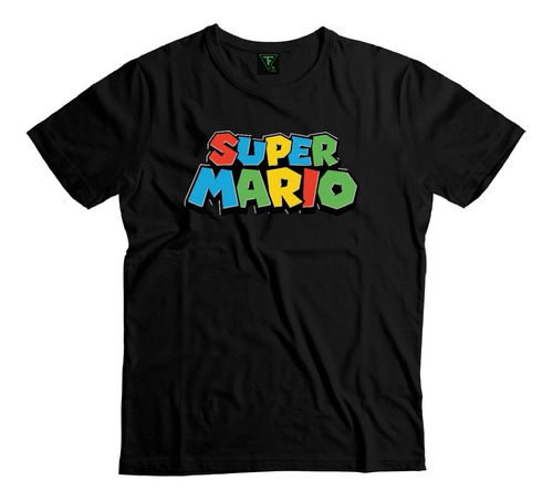 Polera Super Mario Bros Video Juegos Algodón Unisex Xxl Xxxl