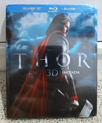 Blu Ray Duplo 3d Thor Edição Limit C/ Luva Novo Raro Lacrado