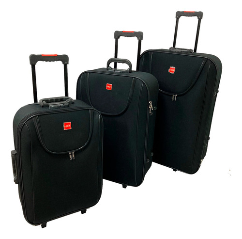 Set De 3 Valijas Maletas Grande + Mediana + Chica Carry On 