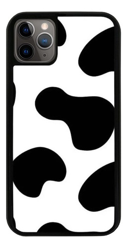 Funda Uso Rudo Tpu Para iPhone Animal Print Vaca Manchas 02