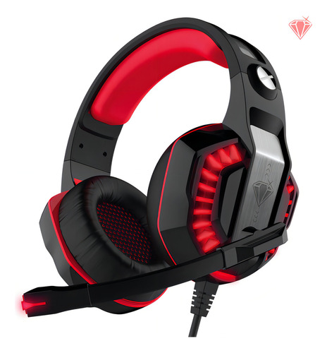 Auriculares Gamer Level Up Rattlesnake Led Pc/consolas