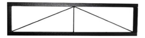 Kit Com 5 Treliça 65cm Cada Total 3,25m Desmontável