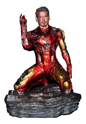 Figura De Resina Estatua De I Am Iron Man Avengers End Game