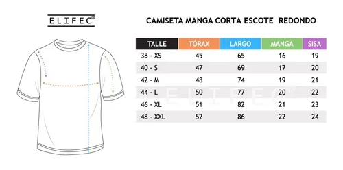 Imagen 4 de 7 de Camiseta Manga Corta Elifec