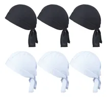 Comprar Gorros Para Cocina 6 Gorro Cocinero Estilo Turbante Unisex