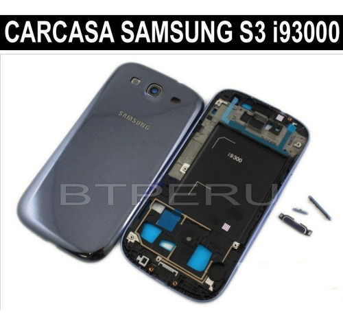 Carcasa Housing Para Samsung S3 I9300 Original Completa