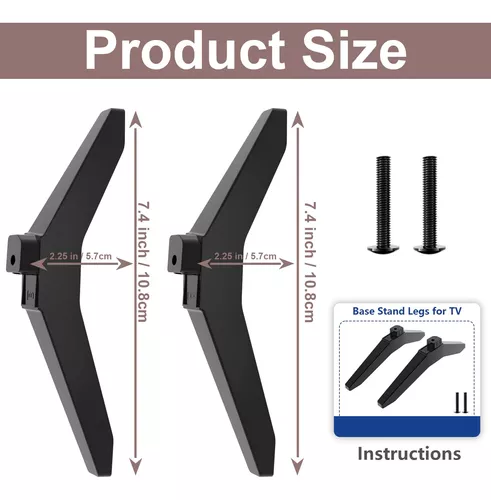 Patas de repuesto para TV LG, patas de soporte de TV para 40 43 pulgadas LG  TV patas 40UJ6300 43UJ6300 43UJ630V 43UN6950ZUA 43UM6900 43UK6300 43LK5700