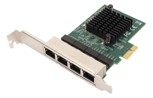 Placa De Interface De Rede Gigabit Ethernet Pcie X1 De 4 Por