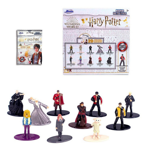 20 Figuras De Harry Potter Jada Toys Nano Metalfigs Muñeco