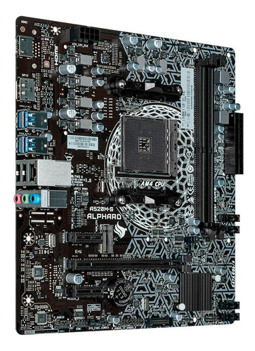 Placa Mae Pichau Alphard A520m-s, Ddr4, M-atx Socket Am4 M.2