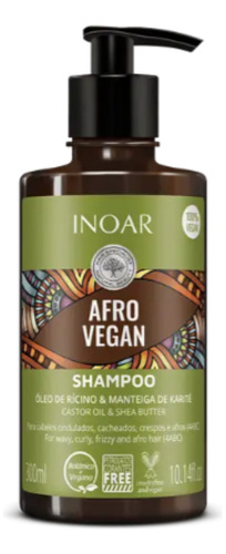Inoar Shampoo Afro Vegano 300 Ml