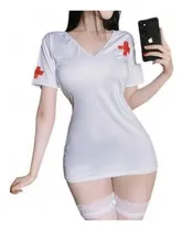 Comprar Disfraz Enfermera Japonesa Kawaii Sexy Dama Mujer Baby Doll