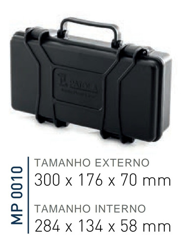 Imagem 7 de 7 de Maleta Estojo Tático Prova D'água Edc C/ Vedação Case Patola