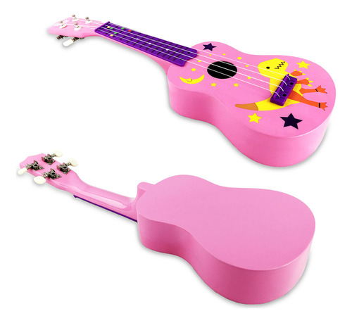 Ukelele Para Niños De 21 Pulgadas Con Diapasón De 12 Trastes