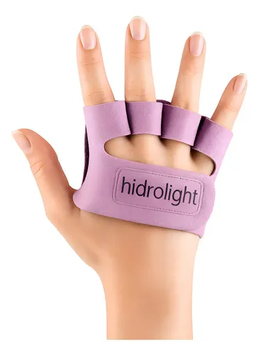 Luva Mini Palma Hidrolight de Neoprene para Academia e CrossFit Rosa-Claro - R$ 31,49