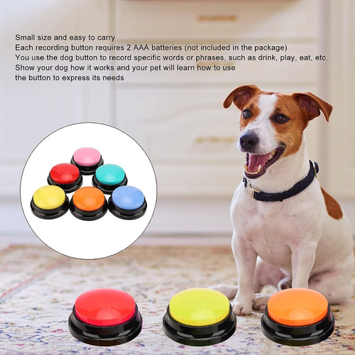 Juego Botones De Comunicacion Para Mascota Perro Gato Señal