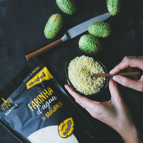 Farinha D Água De Bragança 500g - Manioca Natural Sem Glúten