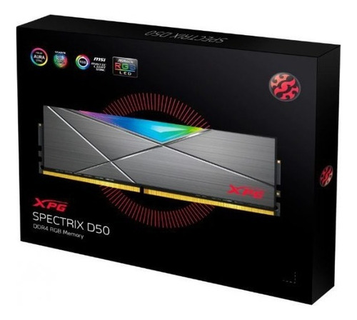 Memoria Ram Ddr4 Adata Xpg Spectrix D50 Rgb 8gb 3600mhz
