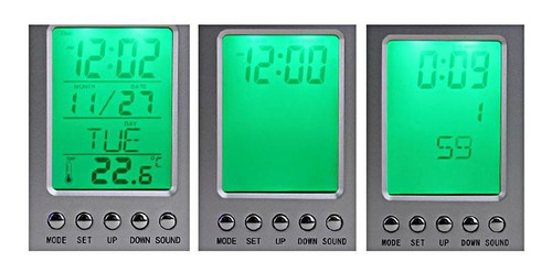 Imagen 9 de 12 de Mini Usb Escritorio Acuario Pantalla Lcd Pecera Reloj