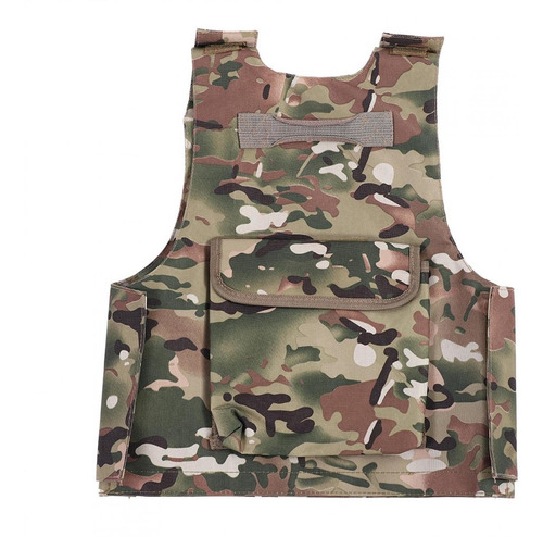 Imagen 7 de 10 de Chaleco De Camuflaje Niños Ejército Militar Combate