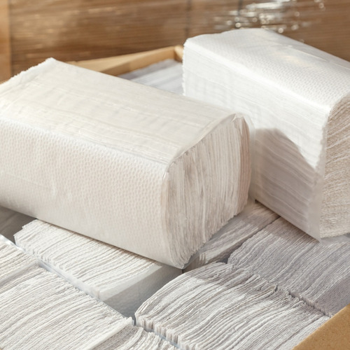 Papel Toalha Branco Para Banheiro Cozinha Kit 2000 Folhas