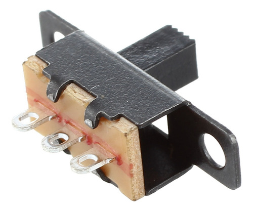 Interruptor Deslizante Spdt Negro De 5 V, Tamaño 0.3 A, 60 U