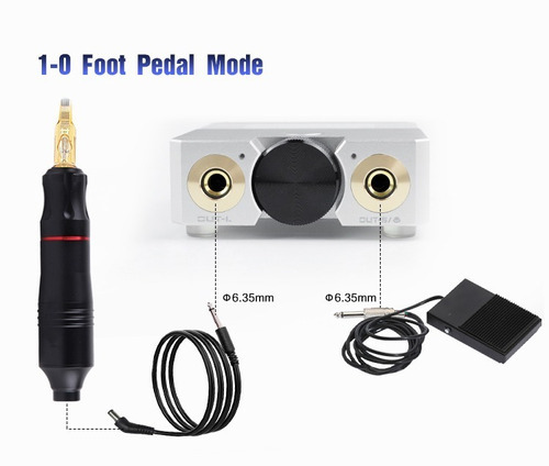 Fuente De Poder 3a Para Tatuar Calidad Premium Color Plateado