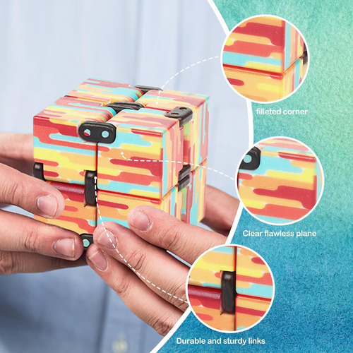 Fidget Infinity Cool Cube Toys: Hand Held Magic Cube Cool...