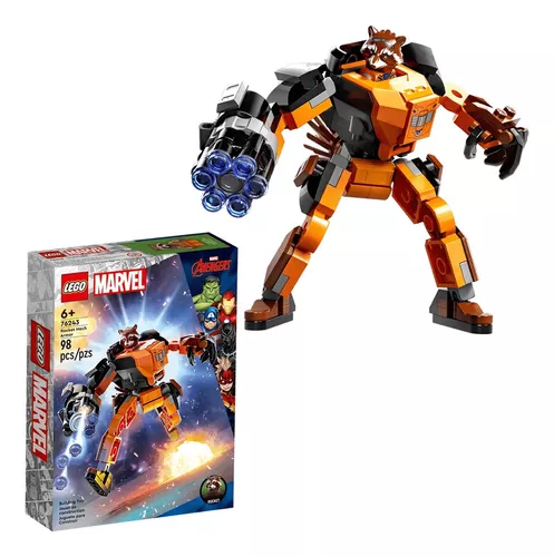 Kit Marvel Super Heroes 76241 Armadura Robô De Hulk Lego Quantidade de peças  138