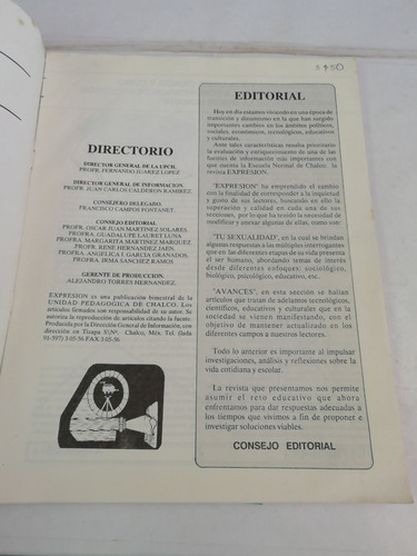 Revista Expresion No 5 Año 2 Octubre 1993 (Usado)
