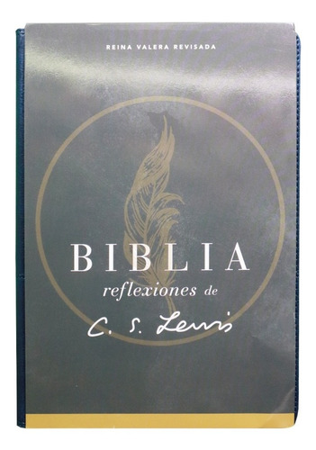 Biblia Reina Valera Reflexiones De C.s Lewis/ Azul Marino