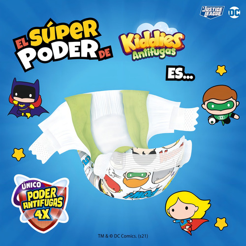 Pañales Kiddies Antifugas Etapa 5 Unisex 40 Piezas