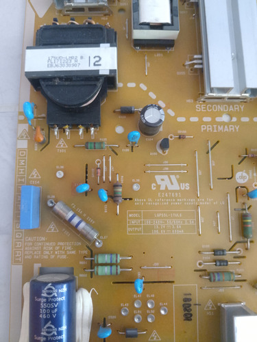 Tarjeta Power Lg 55uj6520 (Usado)