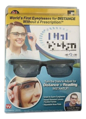 Gafas De Ojo Ajustable Dial Visión Variable Focus Gafas