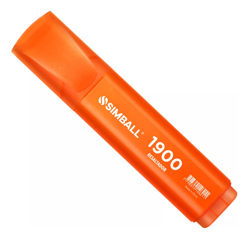 Resaltador 1900 Punta Biselada Color Naranja