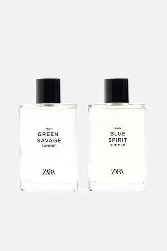 Perfume Zara Green Sauvage + Blue Sauvage Summer 90ml