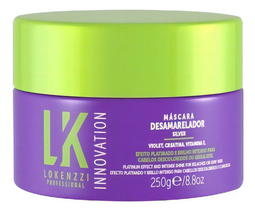 Máscara Desamarelador Lokenzzi 250g