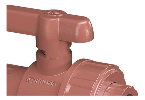 Registro Esfera Pvc Com Uniao Rosca Interna Krona 1