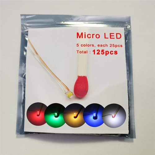 Cables Micro Litz Presoldados Mezcla Smd Led 125pcs