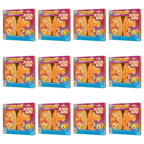 Imagem 1 de 1 de Acqua Kids Mamão Papaya Cachos Sh + Cond 250ml (kit C/12)