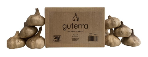 Ajo Negro Artesanal Guterra 500g A Granel En Caja