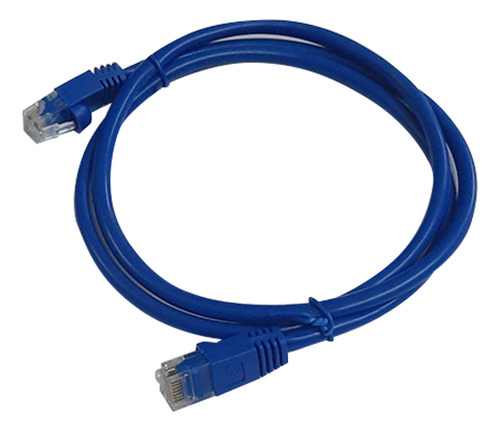 Cable De Red Patch Cord Azul 5' Cat 5e