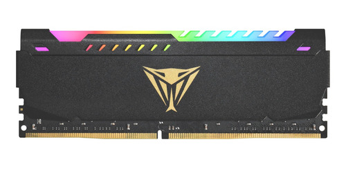 Imagen 2 de 3 de Memoria RAM Viper Steel RGB gamer color negro 16GB 1 Patriot PVSR416G320C8